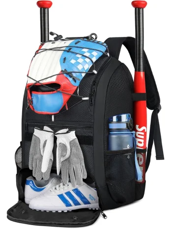Large capacity Baseball Backpack Lightweight Softball Bat Backpack