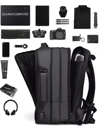 Large-capacity Men’s High-end Backpack Khaki