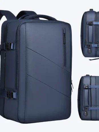 Large-capacity Men’s High-end Backpack Blue