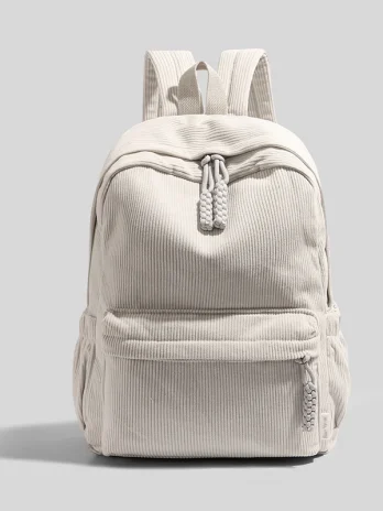 Ladies’ Fashionable Backpack Beige