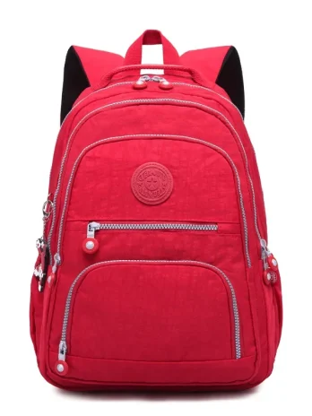 School Backpack Student for Teenage Girl Boy Red