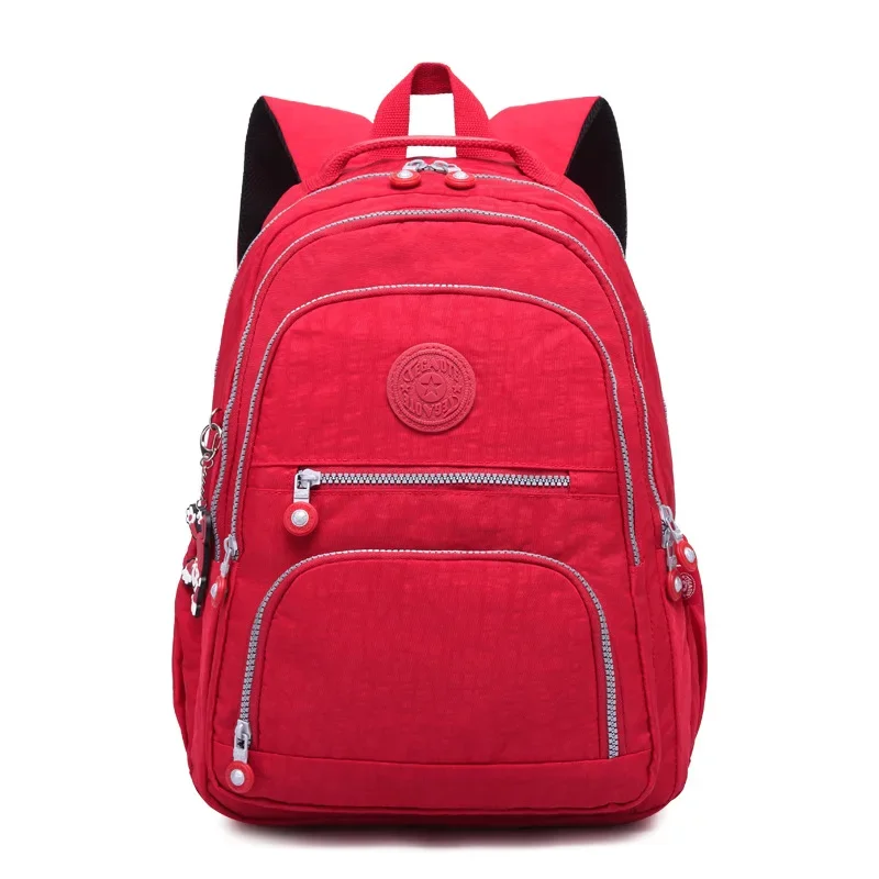 School Backpack Student for Teenage Girl Boy Red