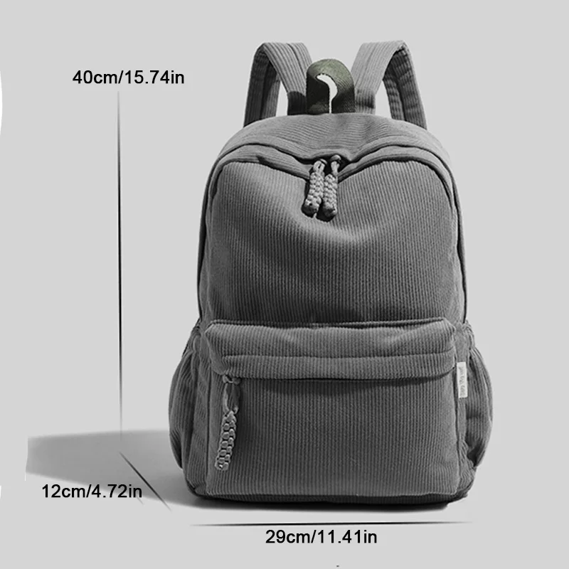 Ladies' Fashionable Backpack Beige - Image 2
