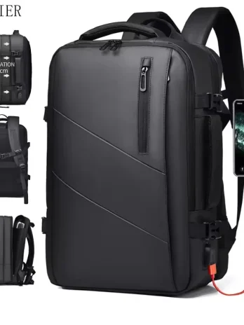 Large-capacity Men’s High-end Backpack Black