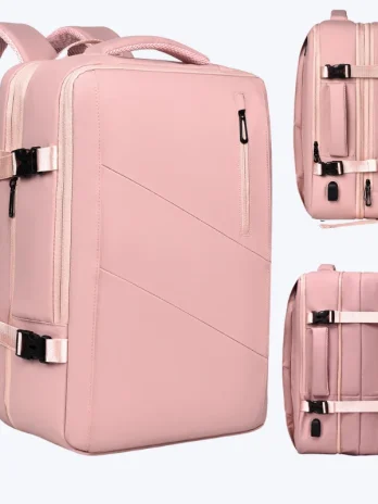 Large-capacity High-end Backpack Pink