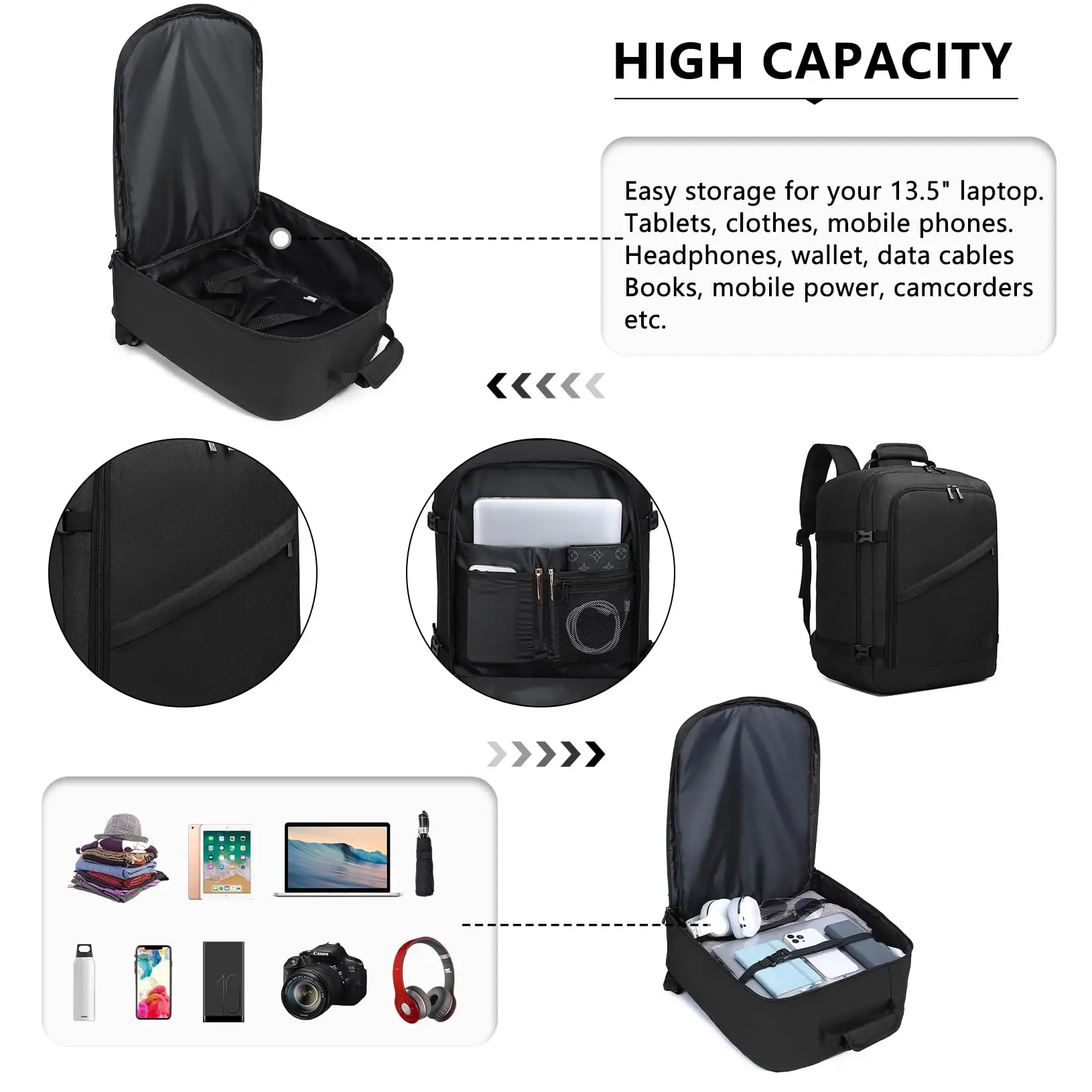 Backpack Easyjet Cabin Bag Grey - Image 3