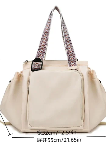 Fashionable Backpack Large Capacity Shoulder Bag Black