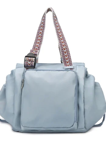 Fashionable Backpack Large Capacity Shoulder Bag Blue