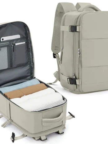 Backpack Travel Cabin Airplane Brown