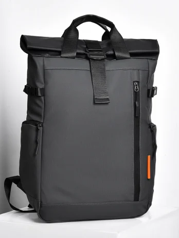 Double-shouldered Backpacks Large-capacity Grey