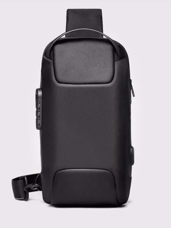 Men Sling Backpack Rucksack Crossbody Bag Red