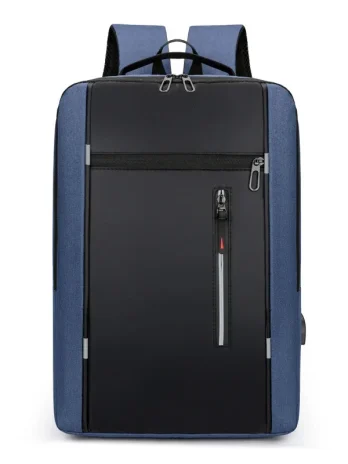 Waterproof Oxford Laptop Backpack Blue