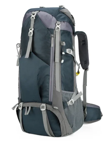 Waterproof Hiking Backpack Mountaineering & Travel Pack Deep Blue
