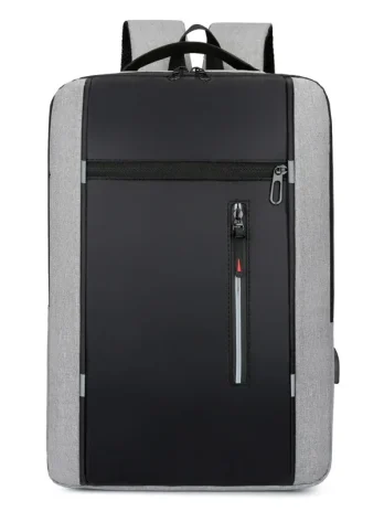 Waterproof Oxford Laptop Backpack Grey