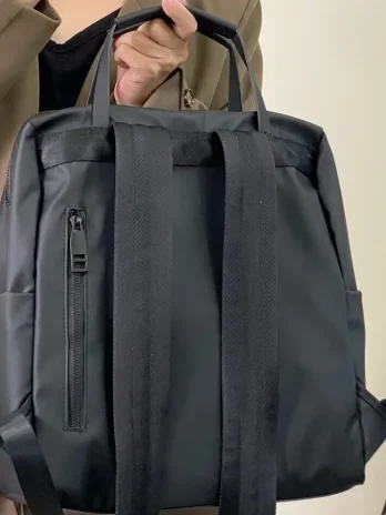 Waterproof Nylon Double Shoulder Bag