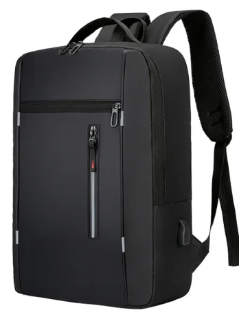 Waterproof Oxford Laptop Backpack Black
